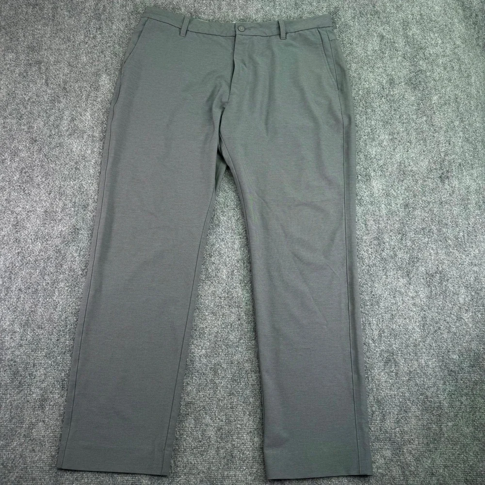 FJ FootJoy Pants Mens 38x30 Grey‎ Performance Golf Stretch Poly Spandex
